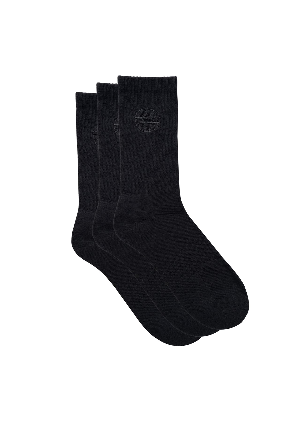 STATIC LOUNGE SOCKS - BLACK - 3 PAIR BUNDLE